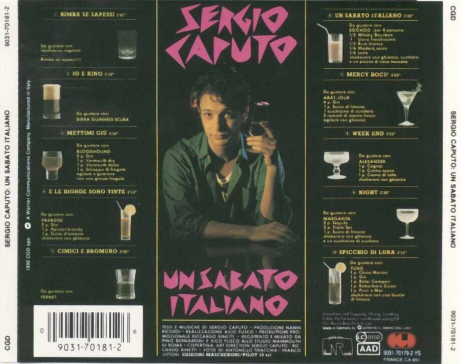 Un Sabato Italiano - Caputo Sergio (12”) music collectible - Main Image 2