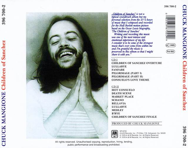 Children Of Sanchez - Mangione, Chuck music collectible - Main Image 2