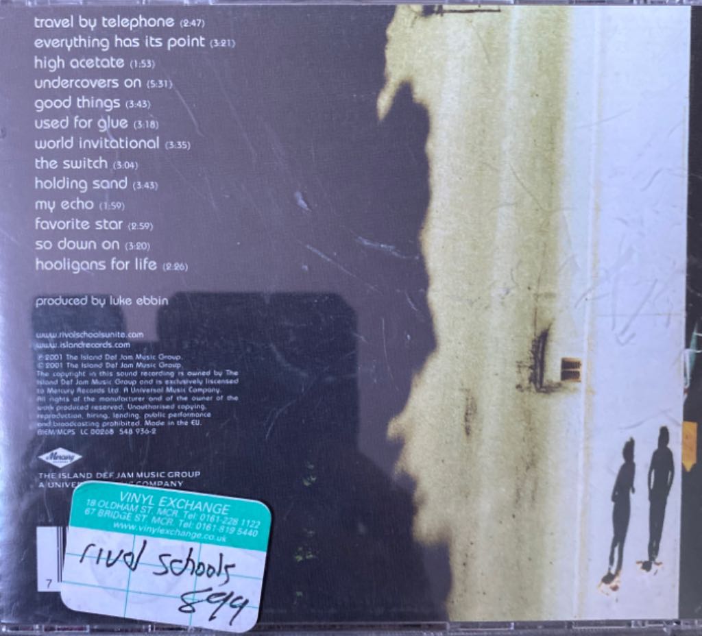 United By Fate - Rival Schools (CD) music collectible [Barcode 731458683728] - Main Image 2