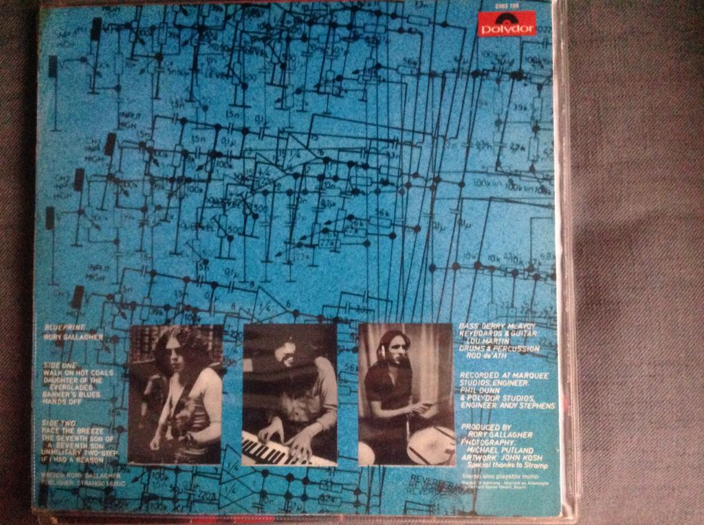 Rory Gallagher Blueprint - Gallagher, Rory 🇮🇪-Vinyl LP (12” - 43) music collectible - Main Image 2