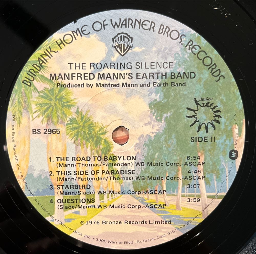 The Roaring Silence - Manfred Mann’s Earth Band (12” - 47) music collectible - Main Image 4