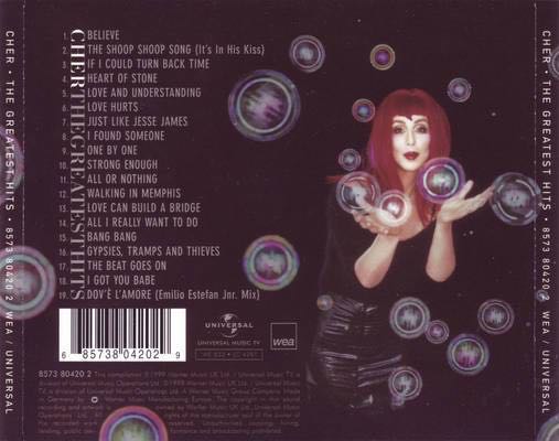 Greatest Hits - Cher (CD) music collectible - Main Image 2