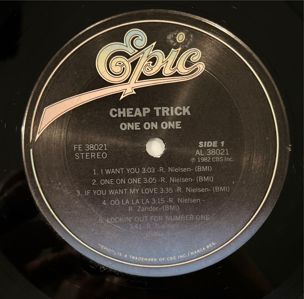 One On One - Cheap Trick (12” - 1) music collectible - Main Image 3