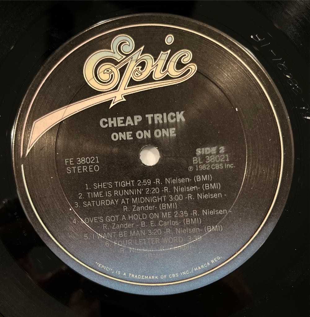 One On One - Cheap Trick (12” - 1) music collectible - Main Image 4