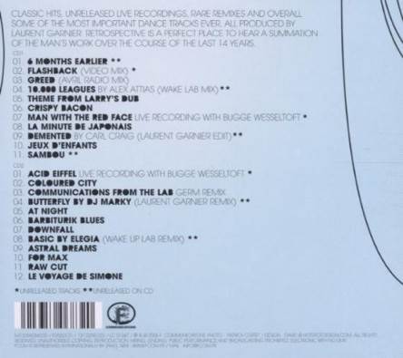 Retrospective - Laurent Garnier (CD) music collectible [Barcode 5413356078626] - Main Image 2