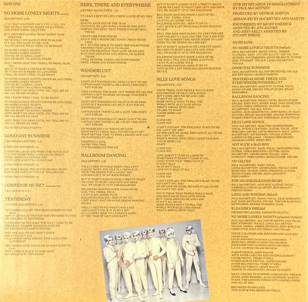 Give My Regards To Broad Street - McCartney, Paul (12”) music collectible - Main Image 3