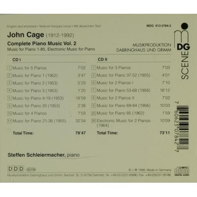 760623078427 - Cage, John (152) music collectible [Barcode 760623078427] - Main Image 2
