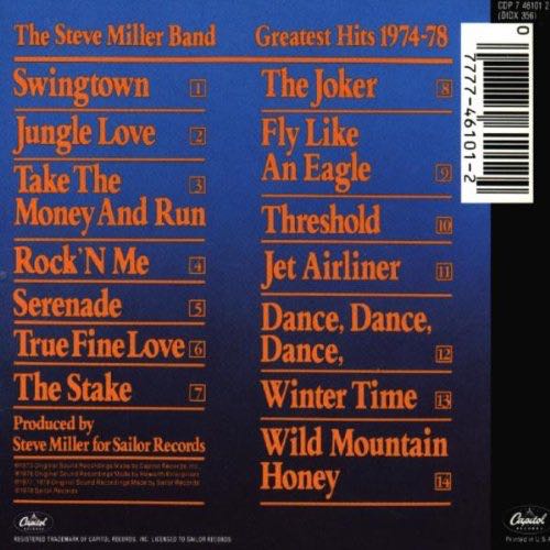 Greatest Hits 1974-78 - Steve Miller Band, The (12” - 45) music collectible - Main Image 2