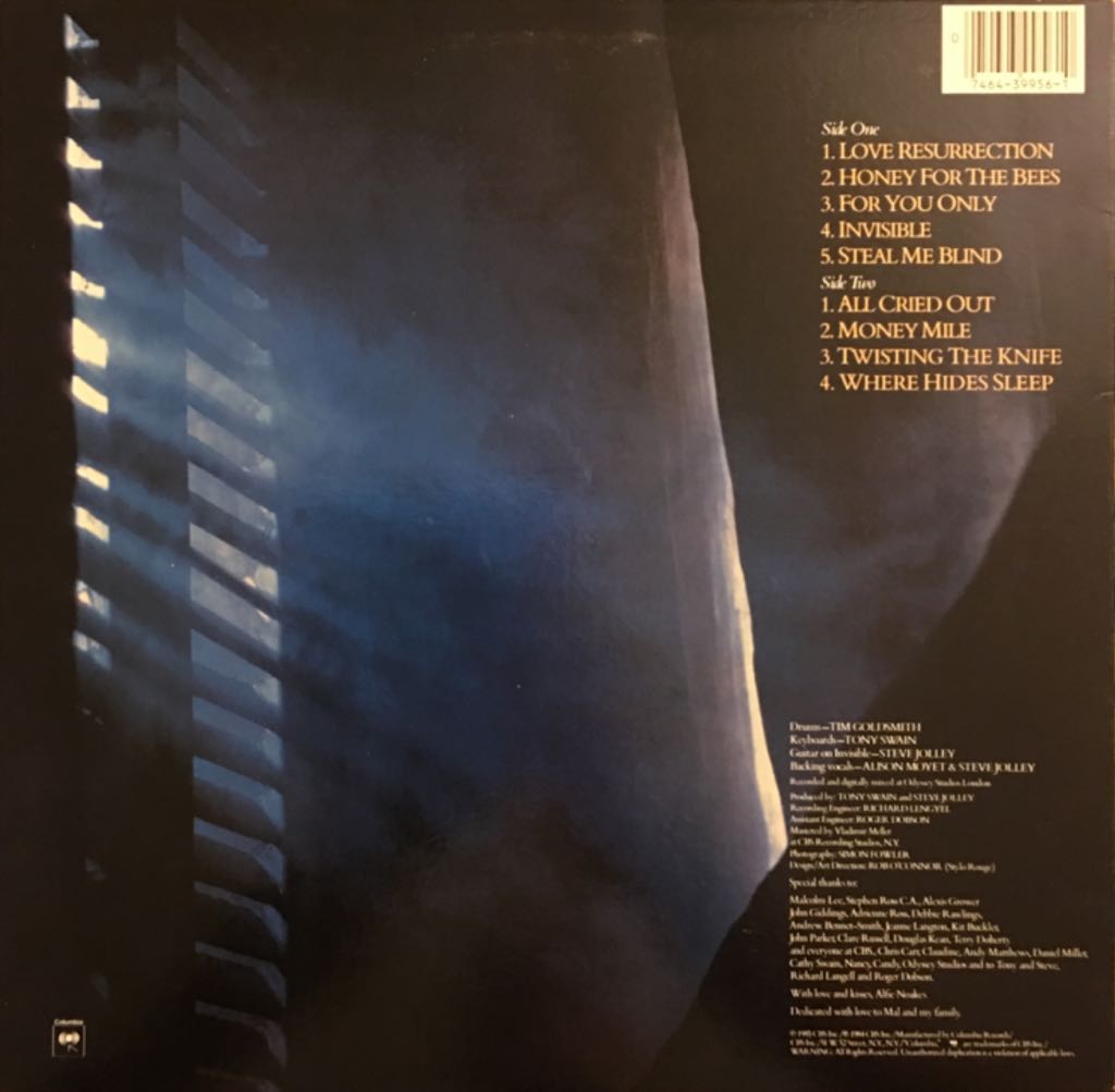 Alf - Moyet, Alison (12”) music collectible [Barcode 074643995610] - Main Image 2