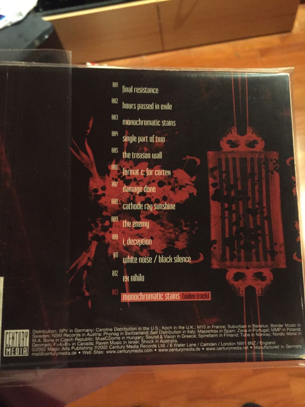 Damage Done - Dark Tranquillity (CD - 43) music collectible [Barcode 727701810324] - Main Image 2