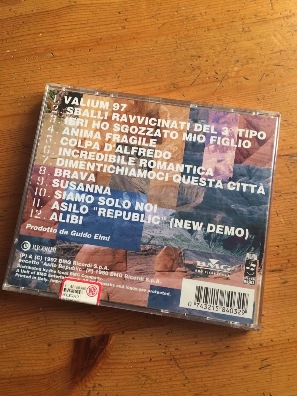 Rock - Vasco Rossi (CD) music collectible [Barcode 743215840329] - Main Image 3