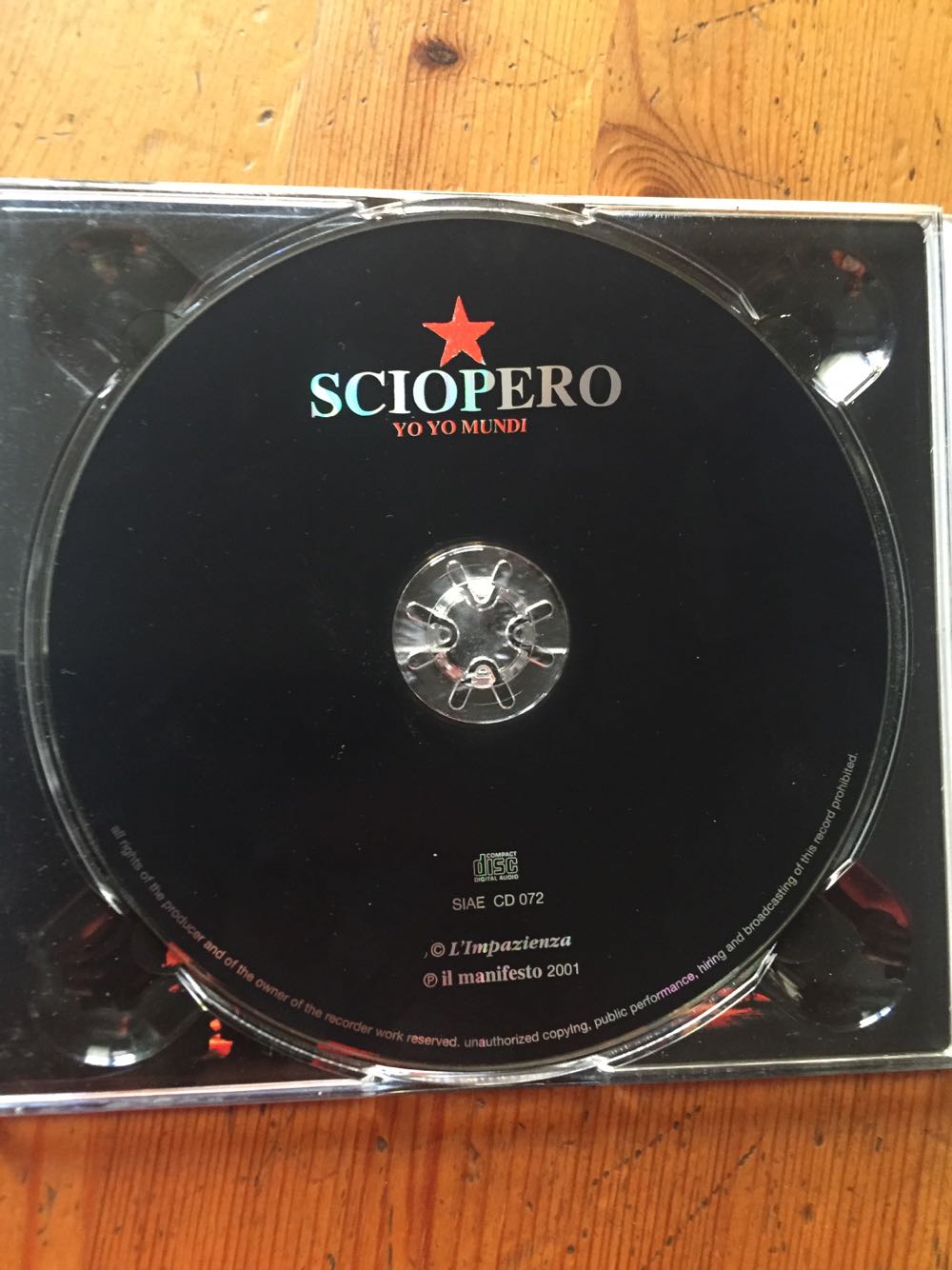 Sciopero - Yo Yo Mundi (CD) music collectible [Barcode 8028778890724] - Main Image 3