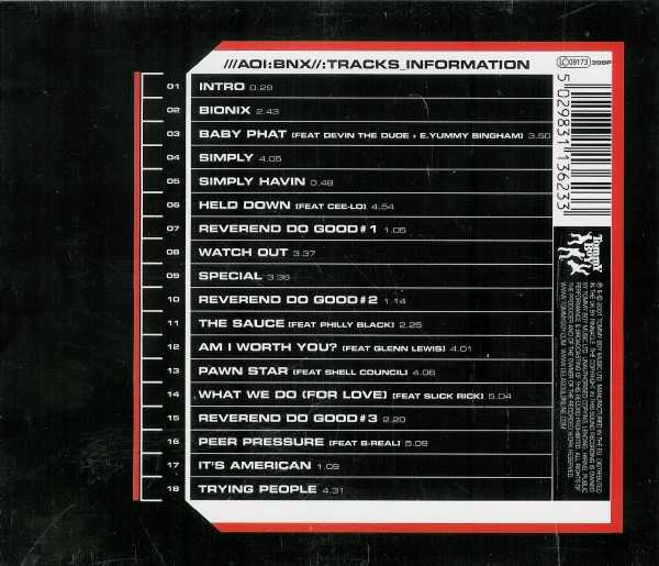 AOI: BIONIX - De La Soul (CD) music collectible [Barcode 5029831136233] - Main Image 2