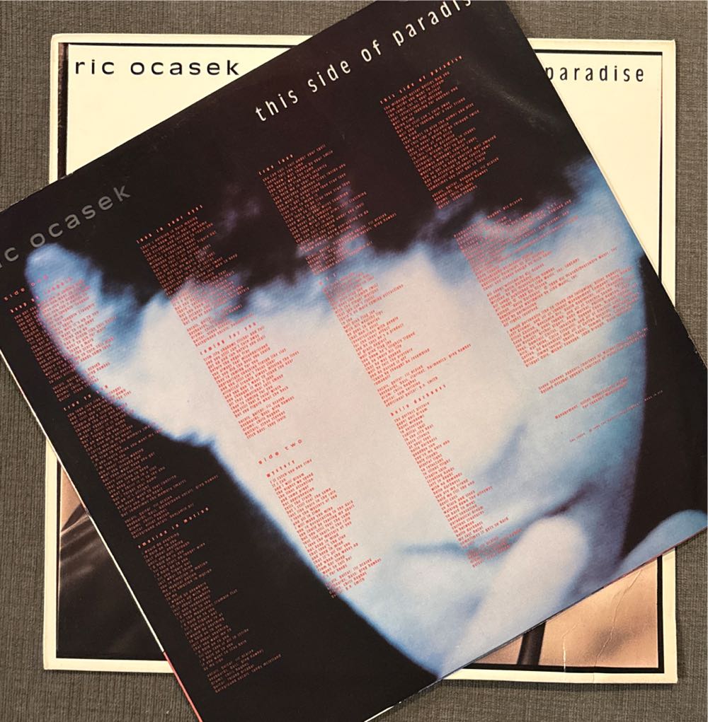 This Side Of Paradise - Ocasek, Ric (12”) music collectible - Main Image 4