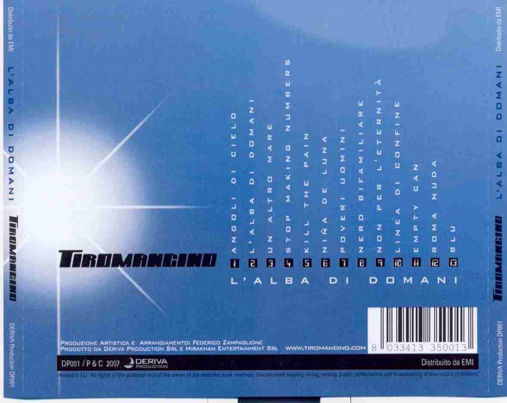 L’alba Di Domani - Tiromancino music collectible - Main Image 2