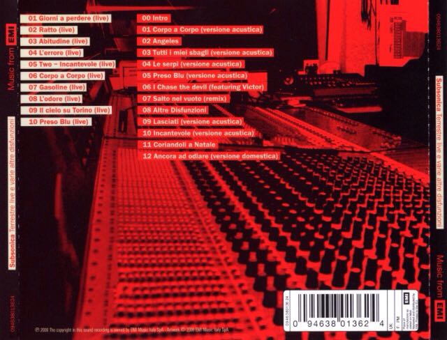 Terrestre - Subsonica music collectible [Barcode 724347764721] - Main Image 2