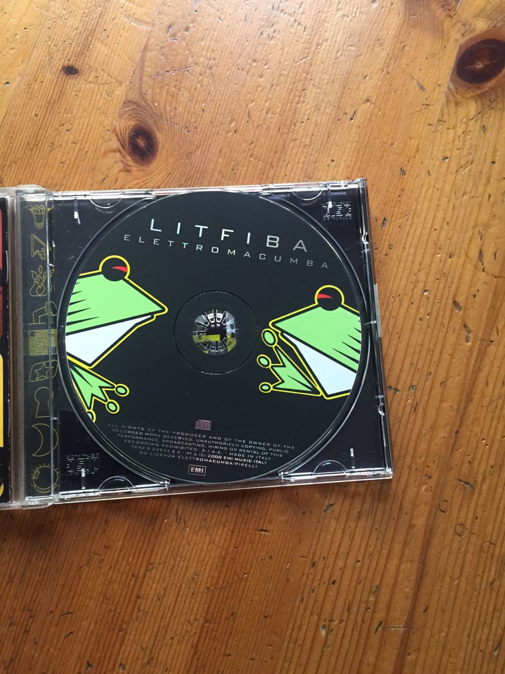 Elettromacumba - Litfiba (CD) music collectible [Barcode 724352494422] - Main Image 3