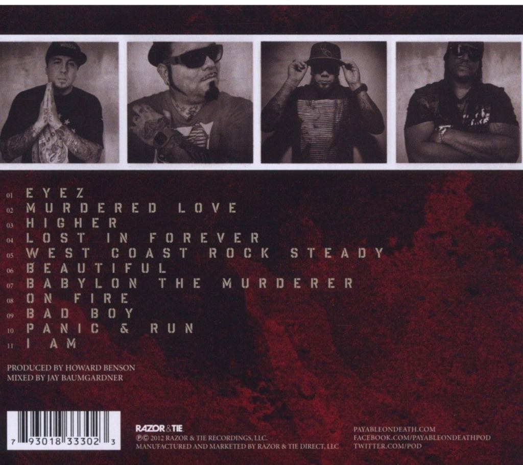 Murdered Love - P.O.D. (CD - 40) music collectible - Main Image 2