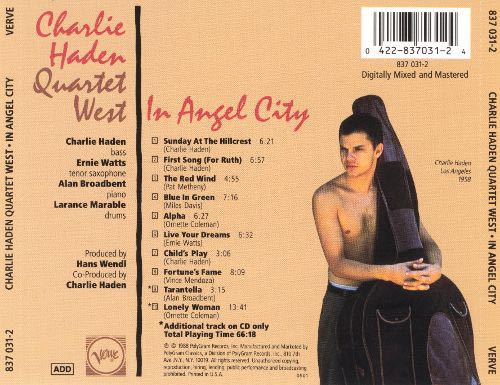 Quartet West: In Angel City - Charlie Haden (CD - 66) music collectible [Barcode 042283703124] - Main Image 2