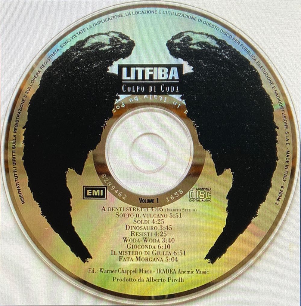 Colpo Di Coda - Litfiba (CD) music collectible [Barcode 724382894520] - Main Image 3