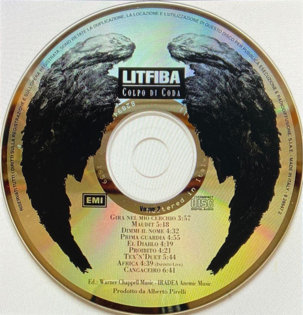 Colpo Di Coda - Litfiba (CD) music collectible [Barcode 724382894520] - Main Image 4
