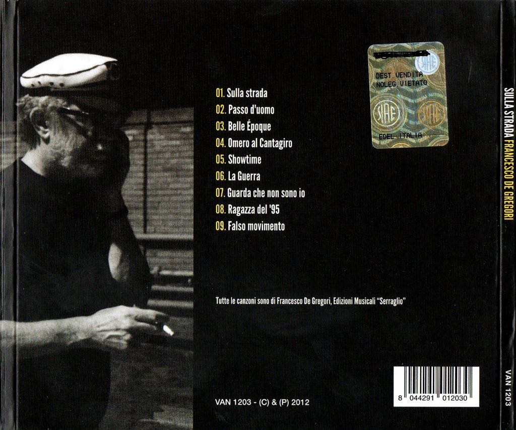 Sulla Strada - De Gregori, Francesco (CD) music collectible [Barcode 8044291012030] - Main Image 2