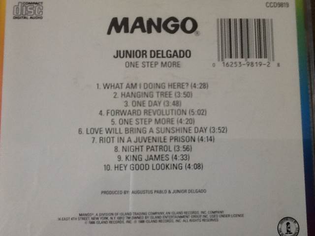 One Step More - Junior Delgado music collectible - Main Image 2