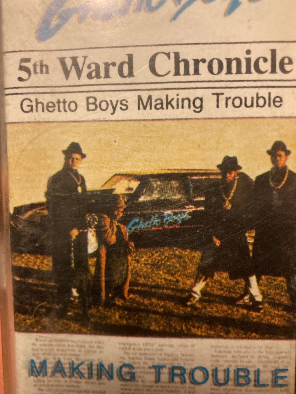 Geto Boys: Making Trouble - Ghetto boys (Cassette) music collectible - Main Image 1