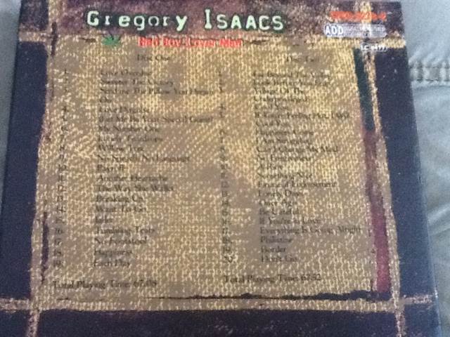 Bad Boy Lover Man - Gregory Isaacs music collectible - Main Image 2