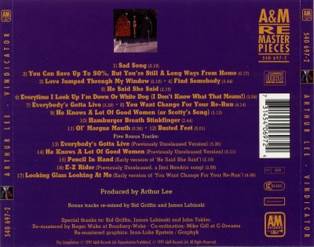 Vindicator - Lee, Arthur (12”) music collectible - Main Image 2