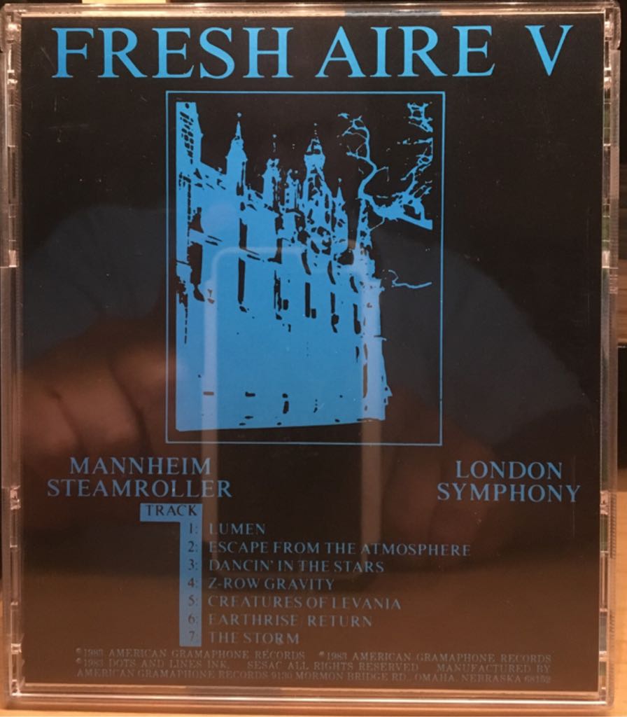 Fresh Aire V - Mannheim Steamroller ‎ (CD) music collectible - Main Image 2