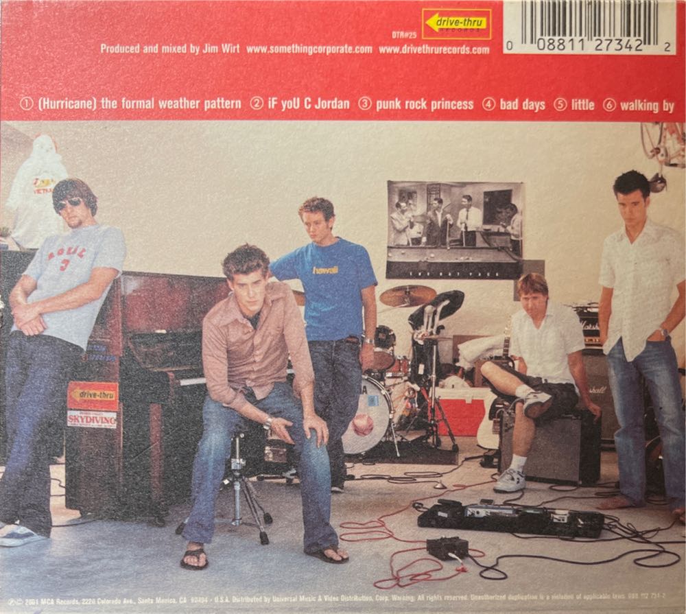 Audioboxer - Something Corporate (CD) music collectible [Barcode 008811273422] - Main Image 2