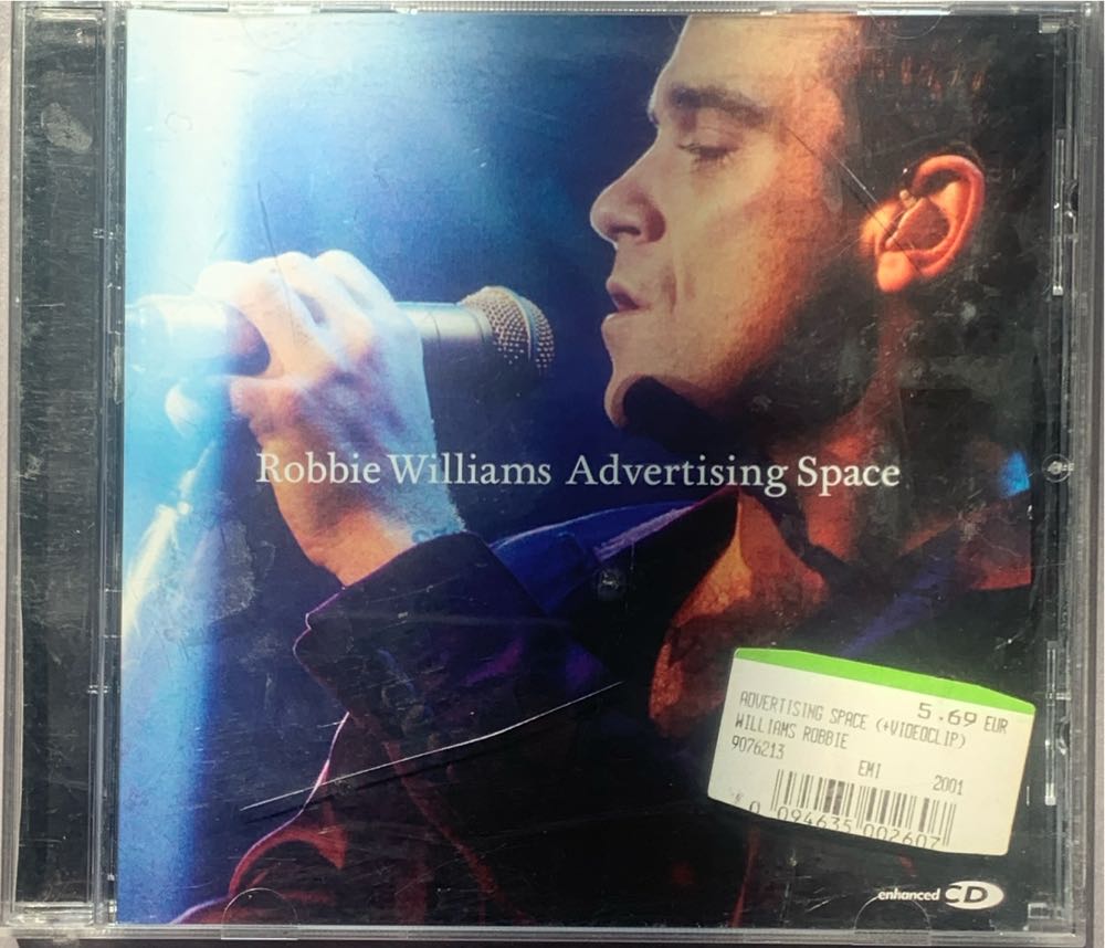 Advertising Space (Part 2) - Robbie Williams (CD) music collectible [Barcode 094635002607] - Main Image 2