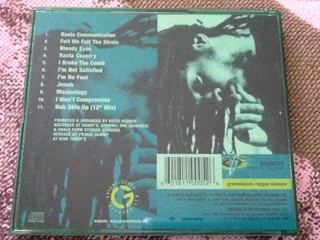Rasta Communication - Keith Hudson (CD - 97) music collectible [Barcode 601811000526] - Main Image 2