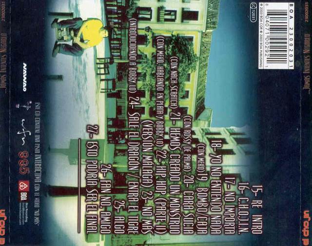 ... Jamas Intentes Negarlo - El Chojin (CD) music collectible [Barcode 804071002921] - Main Image 2