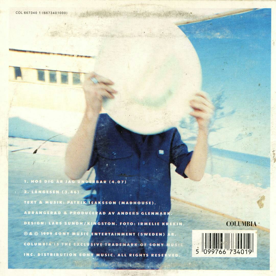 Hos Dig Är Jag Underbar - Patrik isaksson (CD) music collectible [Barcode 5099766734019] - Main Image 2