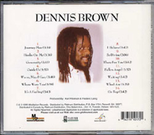 Generosity - Dennis Brown (CD) music collectible [Barcode 654319101721] - Main Image 2