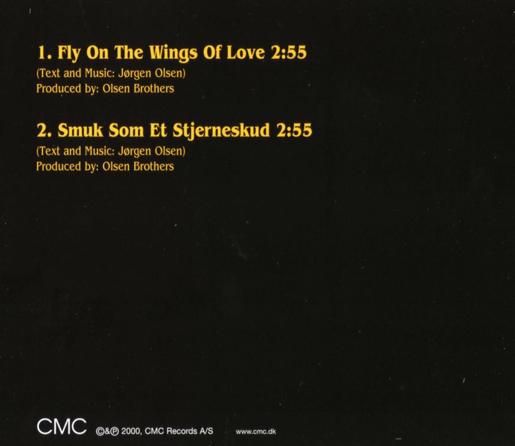 Fly On The Wings Of Love - Olsen Brothers (CD) music collectible [Barcode 724388880428] - Main Image 2