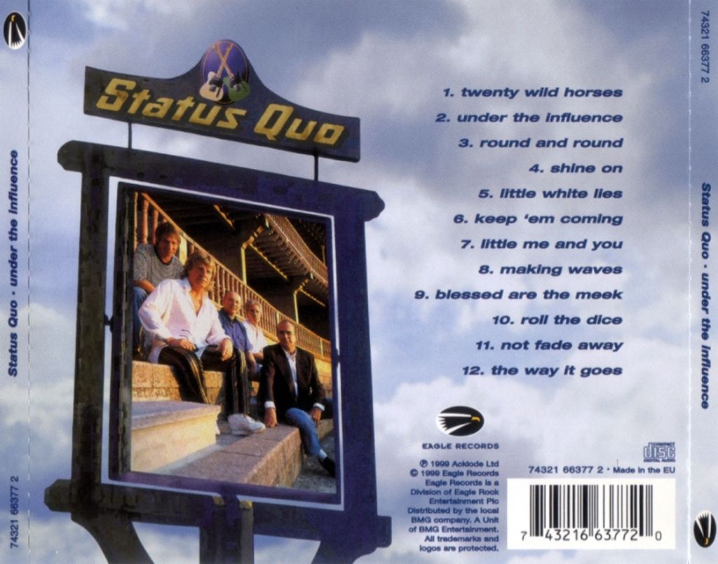 Under The Influence - Status Quo (CD) music collectible - Main Image 2