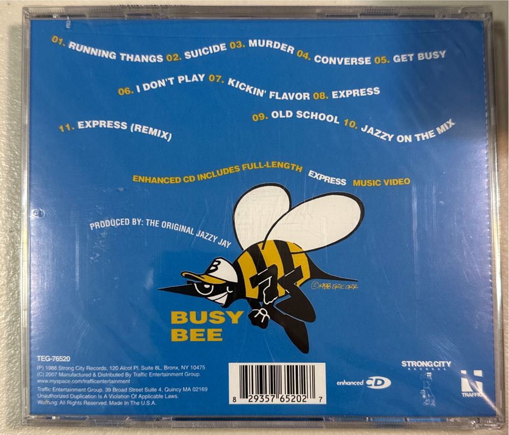 Running Thangs - Busy Bee (CD) music collectible [Barcode 829357652027] - Main Image 2