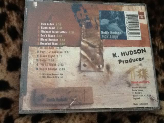 Pick A Dub - Hudson, Keith (CD - 1) music collectible [Barcode 783564000326] - Main Image 2