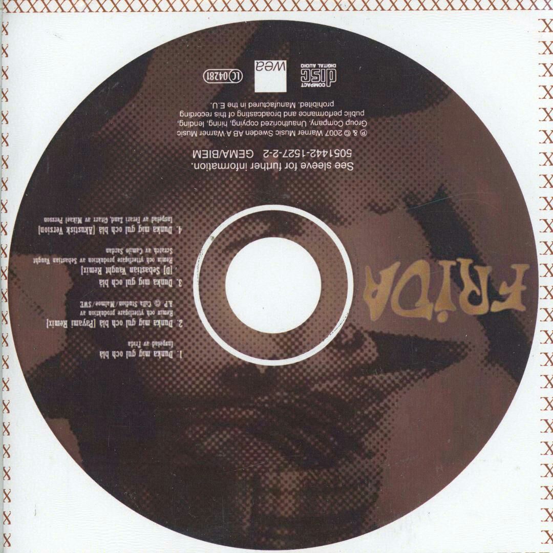 Dunka Mig Gul Och Blå - Frida music collectible - Main Image 2