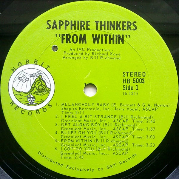 From Within - Sapphire Thinkers (12”) music collectible - Main Image 3