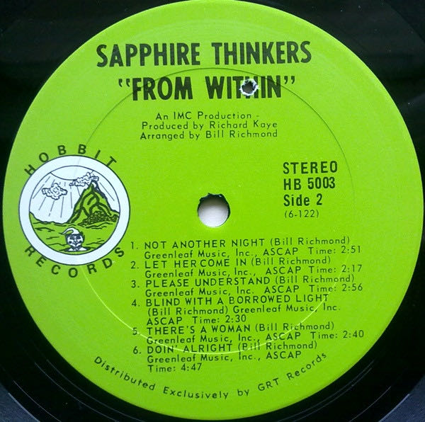 From Within - Sapphire Thinkers (12”) music collectible - Main Image 4