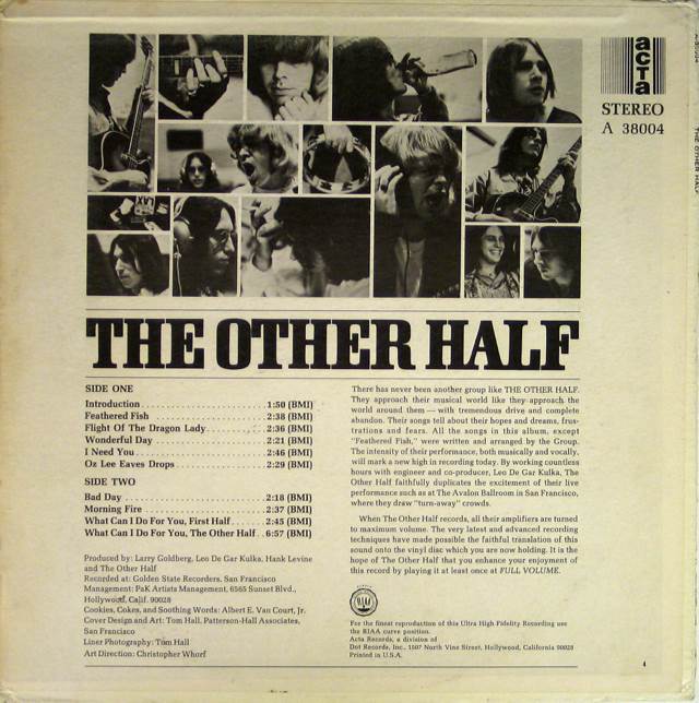 The Other Half - Other Half, The (12”) music collectible - Main Image 2