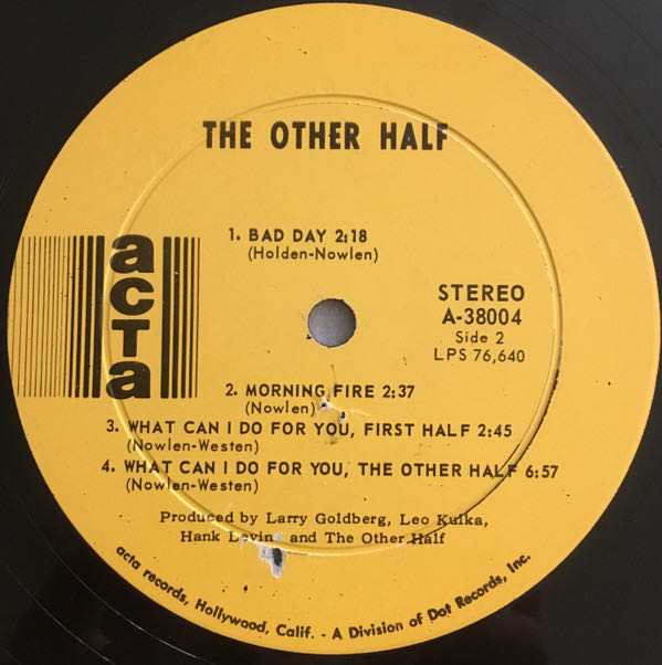 The Other Half - Other Half, The (12”) music collectible - Main Image 4