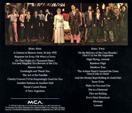Evita (Original 1979 Broadway Cast) (MP3) - Soundtrack (MP3) music collectible - Main Image 2