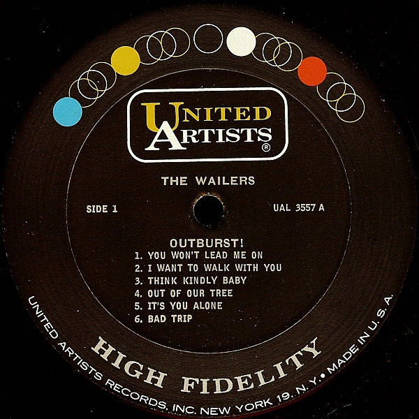 Outburst - Wailers, The (MP3 - 31) music collectible - Main Image 3