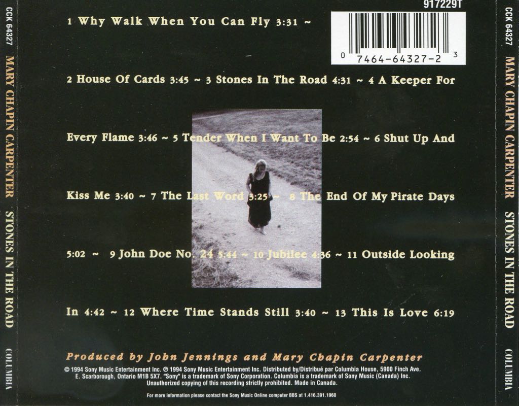 Stones In The Road - Mary Chapin Carpenter (CD) music collectible - Main Image 2