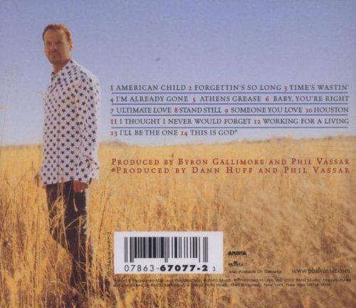 American Child - Vassar, Phil (CD) music collectible [Barcode 078636704821] - Main Image 2